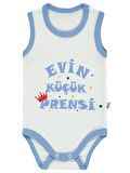 Civil Baby Erkek Bebek Çıtçıtlı Badi 1-36 Ay Mavi