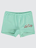 Civil Girls Kız Çocuk 2'li Boxer Set 2-10 Yaş  Krem