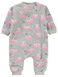 Civil Baby Kız Bebek Patiksiz Uyku Tulumu 6-9 Ay Gri
