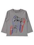 Civil Boys Erkek Çocuk Sweatshirt 2-5 Yaş Gri 