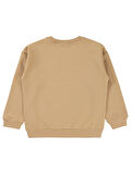 Civil Girls Kız Çocuk Sweatshirt 6-9 Yaş Yulaf Sütü