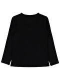 Civil Girls Kız Çocuk Sweatshirt 6-9 Yaş Siyah
