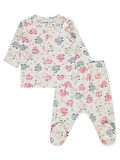 Civil Baby Erkek Bebek Pijama Takımı 1-6 Ay Pembe 
