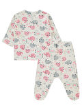Civil Baby Erkek Bebek Pijama Takımı 1-6 Ay Pembe 