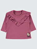 Civil Baby Kız Bebek Sweatshirt 6-18 Ay Gül Kurusu