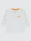 Civil Baby Erkek Bebek Sweatshirt 6-18 Ay Beyaz