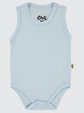 Civil Baby Bebek Çıtçıtlı Badi 3-9 Ay  Mavi