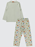 Civil Boys Erkek Çocuk Pijama Takımı 6-9 Yaş Gri