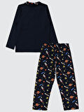 Civil Boys Erkek Çocuk Pijama Takımı 6-9 Yaş Lacivert