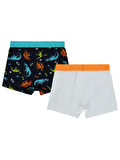 Civil Boys Erkek Çocuk 2'li Boxer Set 2-10 Yaş Standart