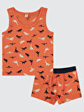 Civil Boys Erkek Çocuk İç Çamaşır Takımı 2-10 Yaş Turuncu