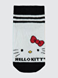 Hello Kitty Kız Çocuk 2'li Patik Çorap 2-12 Yaş Siyah