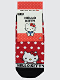 Hello Kitty Kız Çocuk 2'li Patik Çorap 2-12 Yaş Siyah