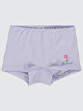 Civil Girls Kız Çocuk 2'li Boxer Set 2-10 Yaş Lila