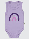 Civil Baby Kız Bebek Çıtçıtlı Badi 1-36 Ay Lila