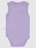 Civil Baby Kız Bebek Çıtçıtlı Badi 1-36 Ay Lila