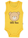 Civil Baby Erkek Bebek Çıtçıtlı Badi 1-36 Ay Hardal