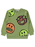 Civil Boys Erkek Çocuk Sweatshirt 2-5 Yaş Açık Haki