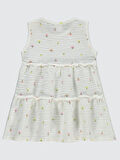 Civil Baby Kız Bebek Elbise 6-18 Ay Ekru