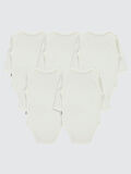 Civil Baby Bebek 5'li Çıtçıtlı Badi 12-36 Ay Beyaz