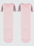 Civil Girls Kız Çocuk Dizaltı Çorap 3-11 Yaş Pembe