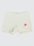 Civil Girls Kız Çocuk 2'li Boxer Set 2-10 Yaş Ekru