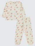 Civil Girls Kız Çocuk Pijama Takımı 2-5 Yaş Açık Somon