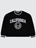 Civil Girls Kız Çocuk Sweatshirt 10-13 Yaş  Siyah