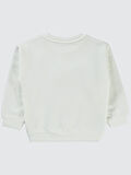 Civil Girls Kız Çocuk Sweatshirt 2-5 Yaş Ekru
