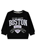 Civil Girls Kız Çocuk Sweatshirt 2-5 Yaş  Siyah