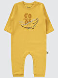 Civil Baby Erkek Bebek 2'li Patiksiz Tulum 3-9 Ay Hardal
