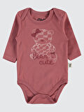 Civil Baby Kız Bebek 2'li Çıtçıtlı Badi 3-18 Ay Bordo