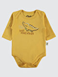 Civil Baby Erkek Bebek 2'li Çıtçıtlı Badi 3-18 Ay Hardal
