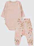 Civil Baby Kız Bebek 3'lü Takım 6-18 Ay Pudra
