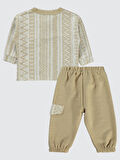 Civil Baby Erkek Bebek Takım 6-18 Ay Sütlü Kahve