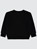 Civil Girls Kız Çocuk Sweatshirt 2-5 Yaş Siyah