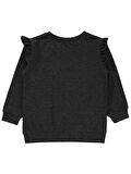 Civil Girls Kız Çocuk Sweatshirt 2-5 Yaş Antrasit