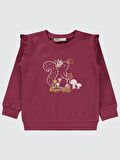 Civil Girls Kız Çocuk Sweatshirt 2-5 Yaş Mürdüm