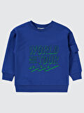 Civil Boys Erkek Çocuk Sweatshirt 2-5 Yaş Saks