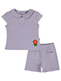 Civil Baby Kız Bebek Şortlu Takım 6-18 Ay Lila
