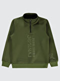 Pierre Cardin Erkek Çocuk Sweatshirt 10-12 Yaş Haki
