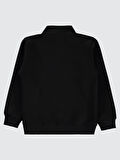 Pierre Cardin Erkek Çocuk Sweatshirt 6-9 Yaş Siyah
