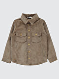 Civil Boys Erkek Çocuk Gömlek 6-9 Yaş Camel