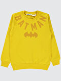 Batman Erkek Çocuk Sweatshirt 10-13 Yaş Sarı