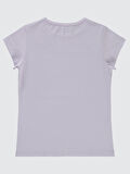 Civil Girls Kız Çocuk Tişört 6-9 Yaş Nazik Lavanta