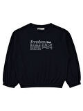 Civil Girls Kız Çocuk Sweatshirt 6-9 Yaş Siyah