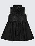 Civil Girls Kız Çocuk Elbise 2-5 Yaş Siyah