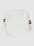 Civil Boys Erkek Çocuk Sweatshirt 2-5 Yaş Beyaz