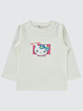 Civil Girls Kız Çocuk Sweatshirt 2-5 Yaş Ekru