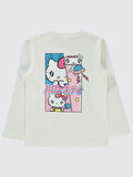 Civil Girls Kız Çocuk Sweatshirt 6-9 Yaş Ekru